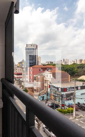 Apartamento à venda com 28m², 1 quarto e sem vagaVaranda e Área de Serviço