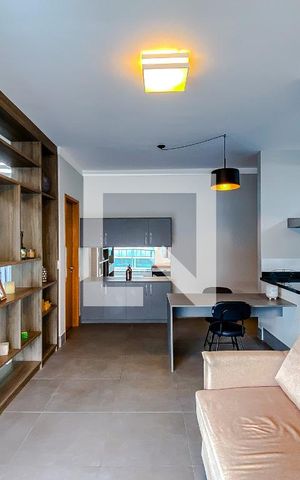 Studio à venda com 55m², 1 quarto e 2 vagasSala
