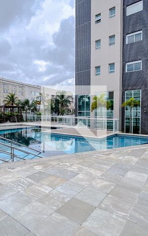 Studio à venda com 55m², 1 quarto e 2 vagasÁrea comum - Piscina