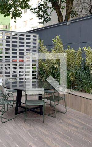 Studio para alugar com 27m², 1 quarto e sem vagaChurrasqueira