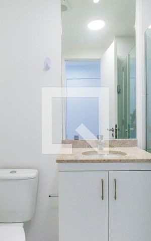 Studio para alugar com 24m², 1 quarto e sem vaga Studio para alugar com 24m², 1 quarto e sem vagaBanheiro