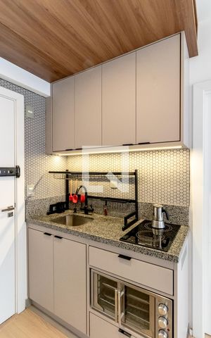 Apartamento à venda com 27m², 1 quarto e sem vaga Apartamento à venda com 27m², 1 quarto e sem vagaCozinha
