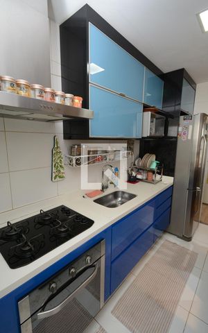 Apartamento à venda com 61m², 2 quartos e 1 vagaDetalhe da cozinha