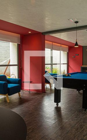 Apartamento à venda com 27m², 1 quarto e 1 vagaSalão de jogos