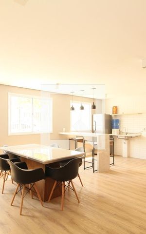 Apartamento à venda com 34m², 2 quartos e sem vagaÁrea comum - Salão de festas