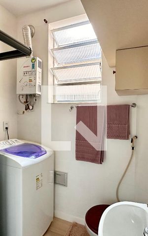 Apartamento para alugar com 22m², 1 quarto e sem vaga Apartamento para alugar com 22m², 1 quarto e sem vagaBanheiro