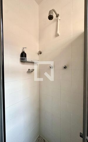 Apartamento para alugar com 22m², 1 quarto e sem vaga Apartamento para alugar com 22m², 1 quarto e sem vagaBanheiro