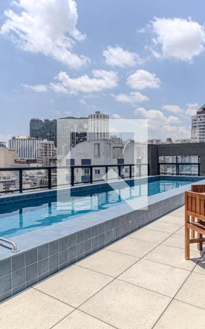 Studio para alugar com 22m², 1 quarto e sem vaga Studio para alugar com 22m², 1 quarto e sem vagaPiscina
