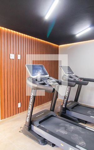 Apartamento para alugar com 28m², 1 quarto e sem vaga Apartamento para alugar com 28m², 1 quarto e sem vagaÁrea comum - Academia
