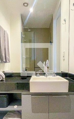 Studio para alugar com 24m², 1 quarto e sem vaga Studio para alugar com 24m², 1 quarto e sem vagaBanheiro