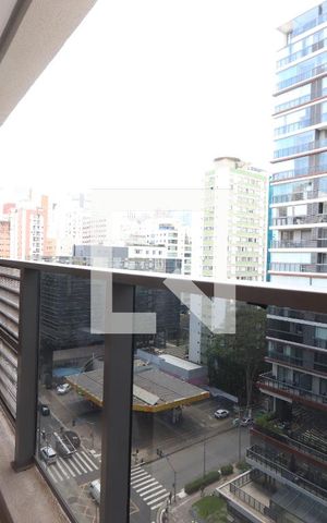 Studio para alugar com 27m², 1 quarto e sem vagaVaranda