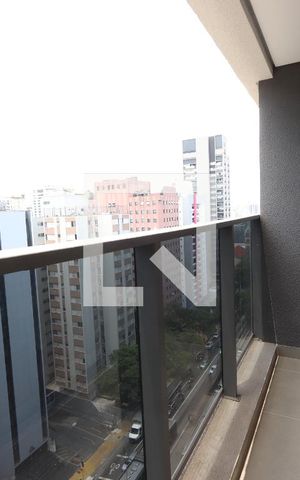 Studio para alugar com 27m², 1 quarto e sem vagaVaranda