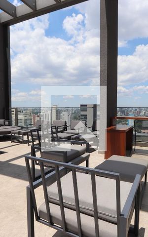 Studio para alugar com 27m², 1 quarto e sem vagaÁrea comum - Rooftop