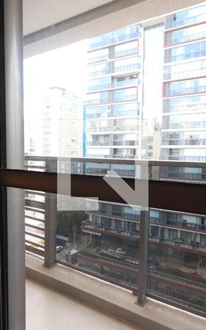 Studio para alugar com 27m², 1 quarto e sem vagaVaranda