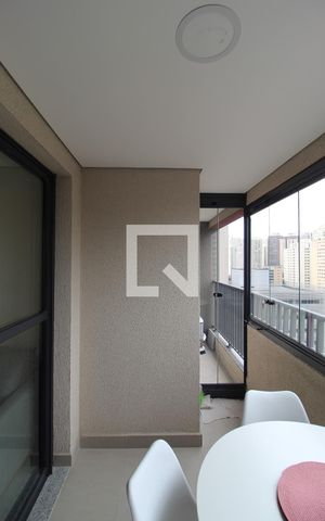 Studio para alugar com 31m², 1 quarto e sem vagaVaranda