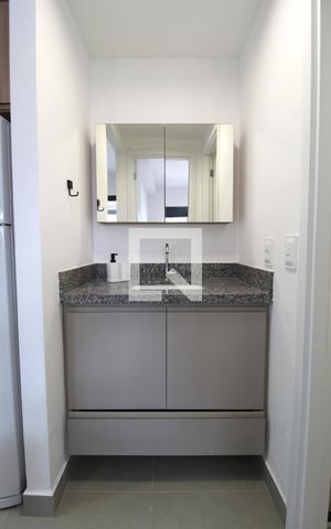 Studio para alugar com 31m², 1 quarto e sem vagaBanheiro da Suíte