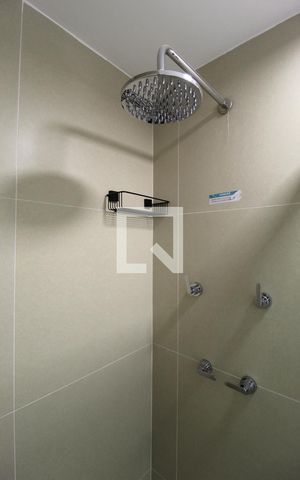 Studio para alugar com 31m², 1 quarto e sem vagaBanheiro da Suíte