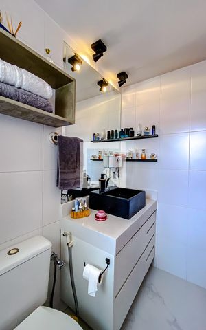 Apartamento à venda com 114m², 3 quartos e 2 vagasBanheiro da Suíte