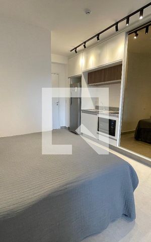 Studio para alugar com 25m², 1 quarto e sem vaga Studio para alugar com 25m², 1 quarto e sem vagaStudio