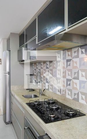 Apartamento à venda com 74m², 3 quartos e 2 vagasCozinha