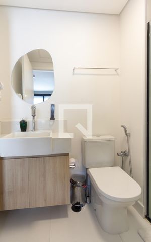 Studio à venda com 25m², 1 quarto e sem vaga Studio à venda com 25m², 1 quarto e sem vagaBanheiro