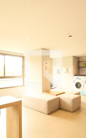 Studio à venda com 25m², 1 quarto e 1 vagaLavanderia