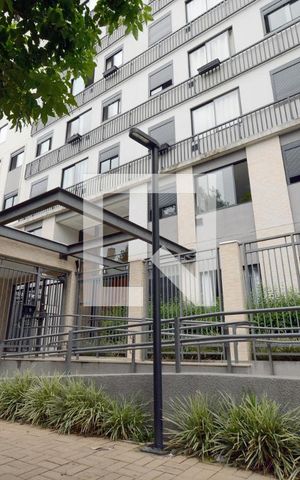 Apartamento para alugar com 35m², 2 quartos e 1 vagaFachada e portaria