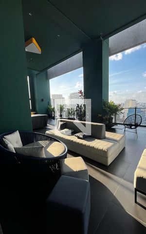 Studio para alugar com 38m², 1 quarto e 1 vaga