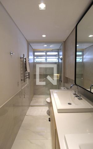 Apartamento para alugar com 120m², 2 quartos e 1 vagaBanheiro da Suíte 2