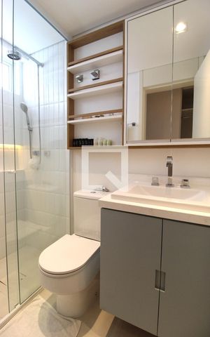 Apartamento para alugar com 120m², 2 quartos e 1 vagaBanheiro da Suíte 1