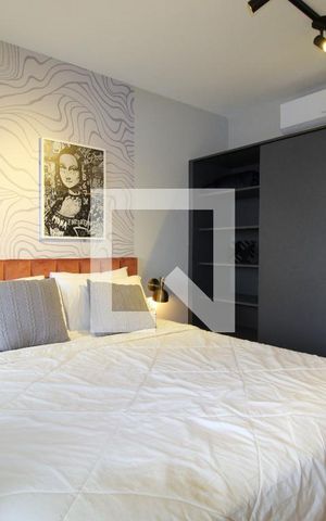 Studio para alugar com 29m², 1 quarto e sem vagaSala/Quarto