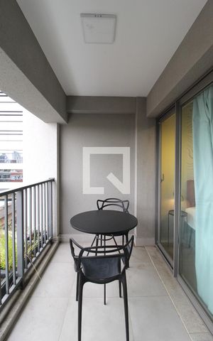 Studio para alugar com 29m², 1 quarto e sem vagaVaranda