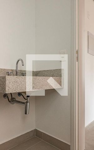 Studio para alugar com 25m², 1 quarto e sem vaga Studio para alugar com 25m², 1 quarto e sem vagaBanheiro