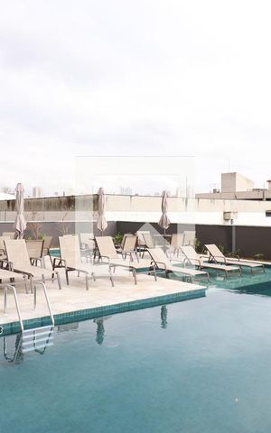 Apartamento para alugar com 34m², 2 quartos e sem vagaÁrea comum - Piscina