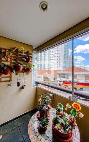 Apartamento à venda com 70m², 3 quartos e 2 vagasVaranda da Sala