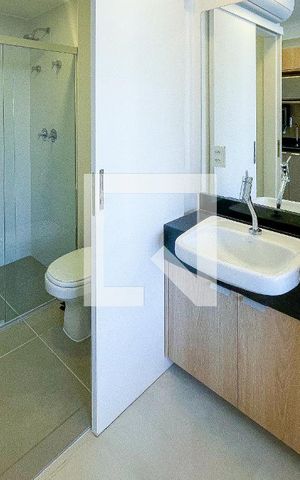 Studio para alugar com 21m², 1 quarto e sem vaga Studio para alugar com 21m², 1 quarto e sem vagaBanheiro