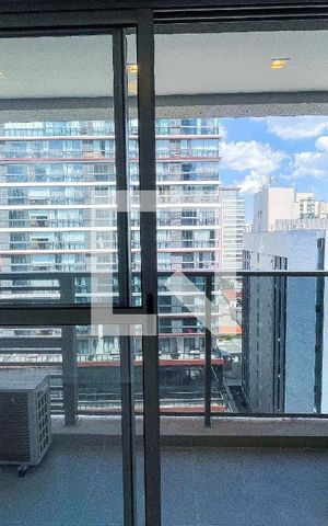 Studio para alugar com 21m², 1 quarto e sem vaga Studio para alugar com 21m², 1 quarto e sem vagaVaranda