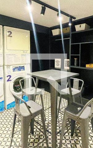 Studio para alugar com 21m², 1 quarto e sem vaga Studio para alugar com 21m², 1 quarto e sem vagaLavanderia