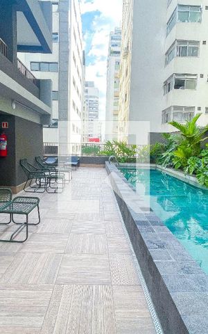 Studio à venda com 21m², 1 quarto e sem vaga Studio à venda com 21m², 1 quarto e sem vagaÁrea comum - Piscina