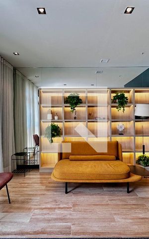 Apartamento à venda com 27m², 1 quarto e sem vaga Apartamento à venda com 27m², 1 quarto e sem vagaHall Social Bloco