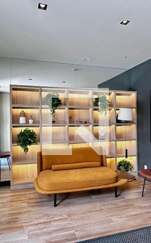 Apartamento à venda com 27m², 1 quarto e sem vaga Apartamento à venda com 27m², 1 quarto e sem vagaHall Social Bloco