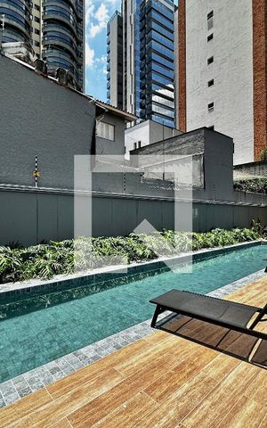Apartamento à venda com 27m², 1 quarto e sem vaga Apartamento à venda com 27m², 1 quarto e sem vagaPiscina