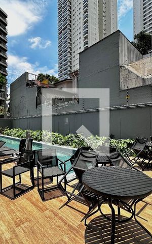 Apartamento à venda com 27m², 1 quarto e sem vaga Apartamento à venda com 27m², 1 quarto e sem vagaPiscina