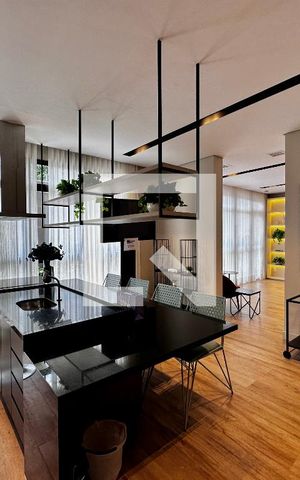 Apartamento à venda com 27m², 1 quarto e sem vaga Apartamento à venda com 27m², 1 quarto e sem vagaSalão Gourmet
