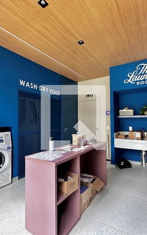 Apartamento à venda com 27m², 1 quarto e sem vaga Apartamento à venda com 27m², 1 quarto e sem vagaLavanderia