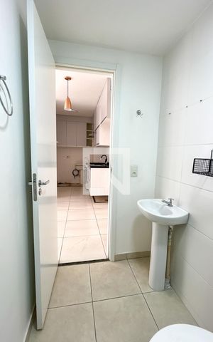 Apartamento à venda com 34m², 2 quartos e sem vaga Apartamento à venda com 34m², 2 quartos e sem vagaBanheiro