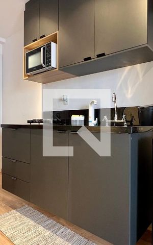 Studio à venda com 27m², 1 quarto e sem vaga Studio à venda com 27m², 1 quarto e sem vagaCozinha