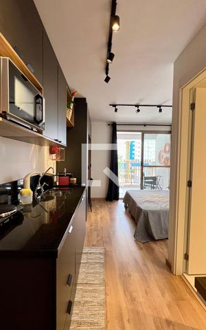 Studio à venda com 27m², 1 quarto e sem vaga Studio à venda com 27m², 1 quarto e sem vagaCozinha