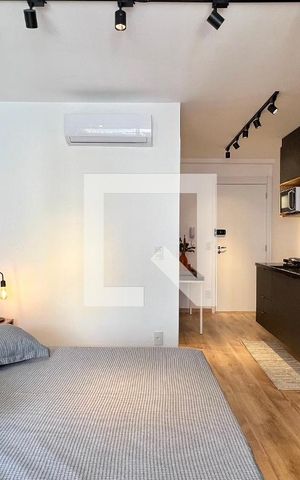 Studio à venda com 27m², 1 quarto e sem vaga Studio à venda com 27m², 1 quarto e sem vagaQuarto