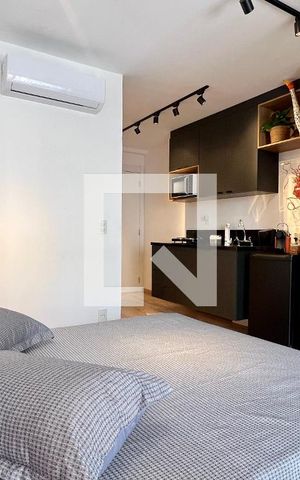 Studio à venda com 27m², 1 quarto e sem vaga Studio à venda com 27m², 1 quarto e sem vagaQuarto